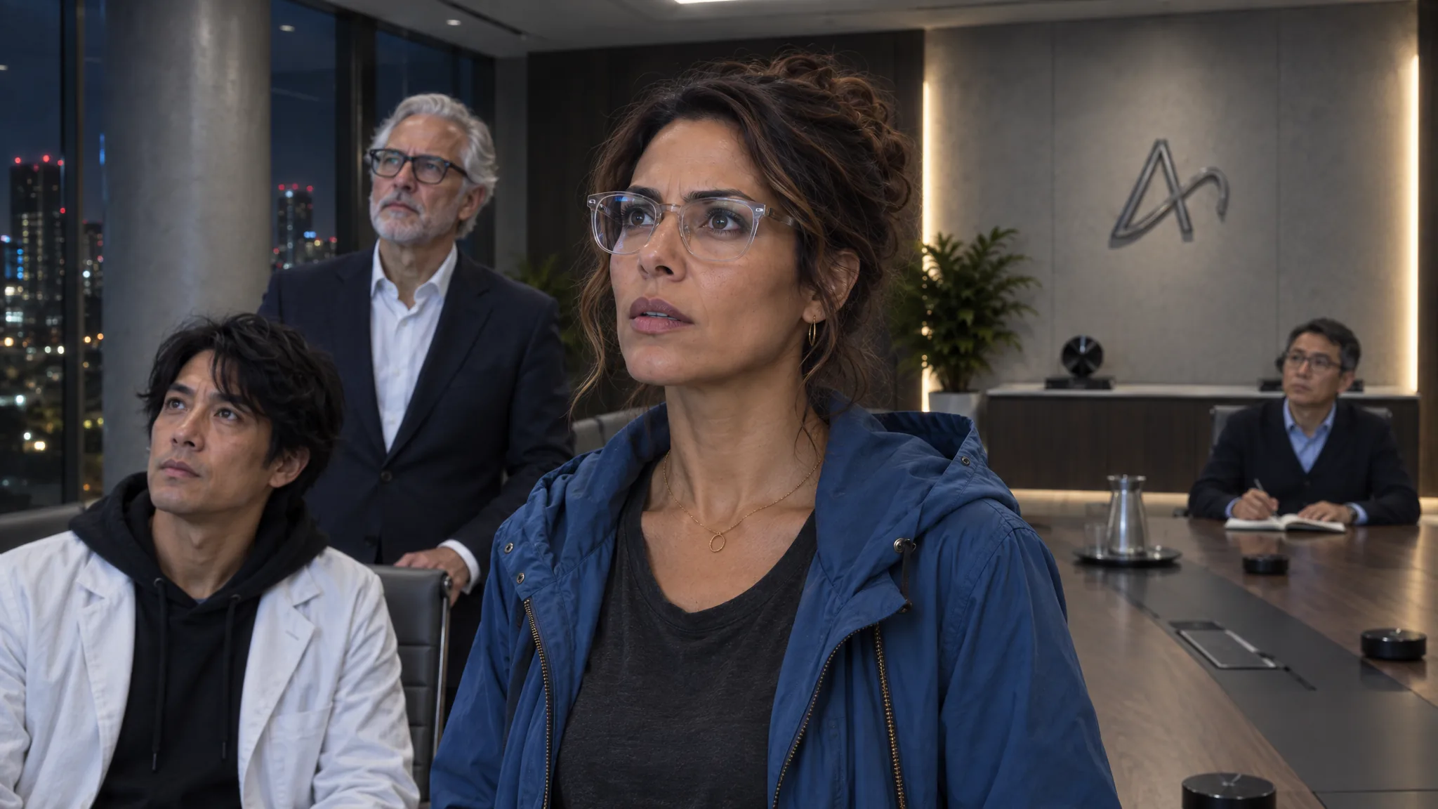 Maia Cavalcanti in the Aurora boardroom.